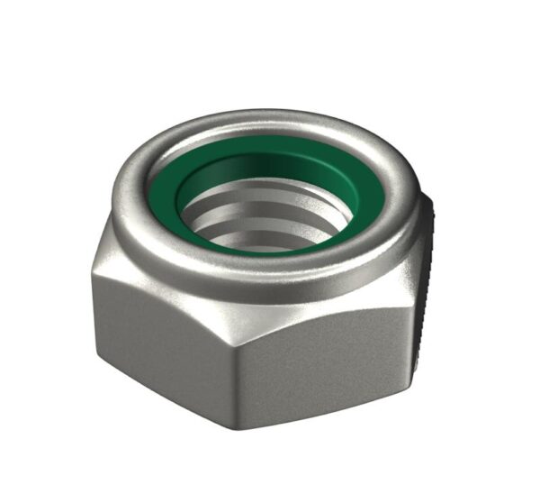 NAKRĘTKA Z WKŁADKĄ OCYNKOWANA  DIN 985 KLASA 8.8 M14