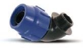 PE-KOLANO ZACISK 40X6/4/90' GWINT ZEWNĘTRZNY  WAVI-033564 CZ