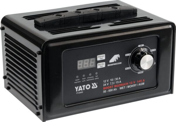 PROSTOWNIK ELEKTRONICZNY Z WSPOMAGANIEM ROZRUCHU 12/24V 30A
