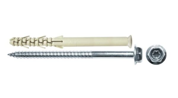 DYBEL RAMOWY ŁEB SZEŚCIOKĄTNY PODKŁADKOWY AC TORX 12/200MM