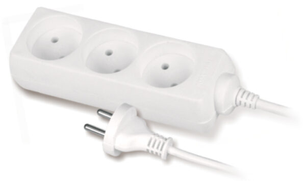 PRZEDŁUŻACZ MIESZKANIOWY 3 GNIAZDA 3 METRY B/U