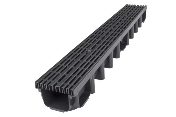 ODWODNIENIE LINIOWE 1000*98 KANAŁ Z KRATĄ PP LINE A15 CZARNY