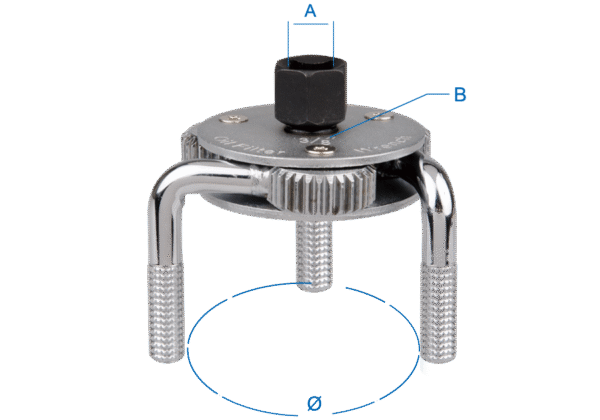 KLUCZ PAZURKOWY DO FILTRA OLEJU 53-118MM