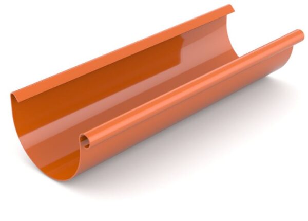 RYNNA DACHOWA PVC 75MM/4M/CEGLASTY BRYZA