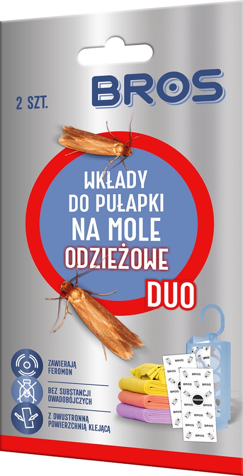 WKŁADKA DO PUŁAPKI NA MOLE ODZIEŻOWE DUO 2 SZT.
