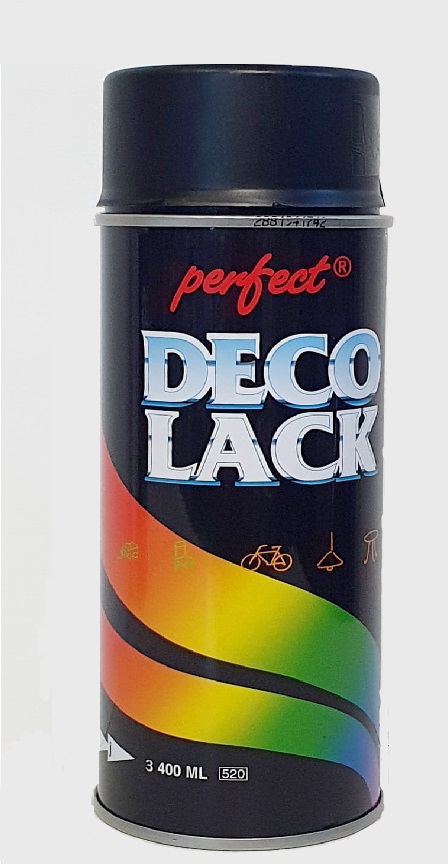 LAKIER SZYBKOSCHNĄCY CZARNY MAT DECOLACK