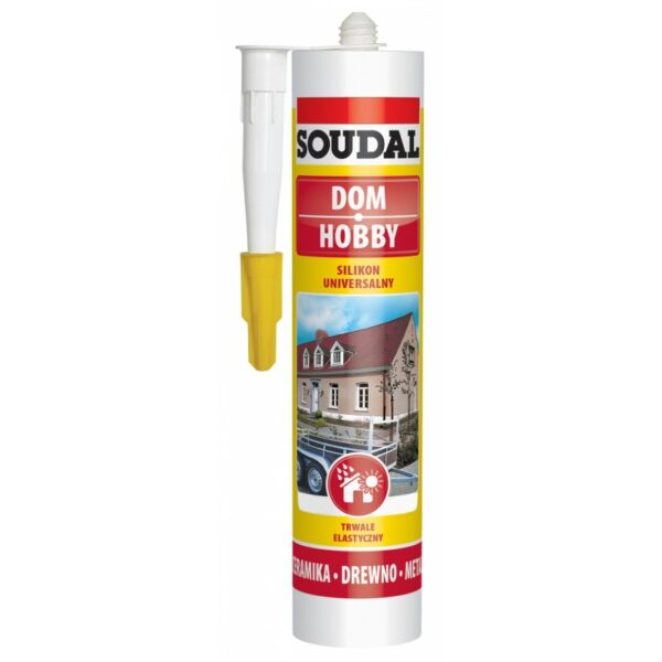 SILIKON SOUDAL BRĄZOWY 280ML