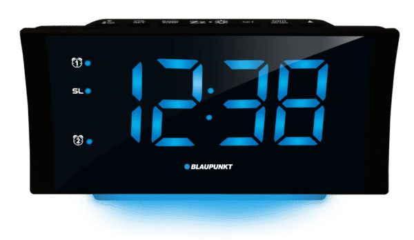 RADIOBUDZIK FM PLL ŁADOWANIE USB TEMP OŚWIETLENIE LED