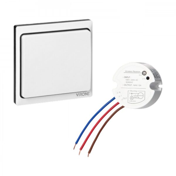 WŁĄCZNIK BEZPRZEWODOWY BEZBATERYJNY Z ODBIORNIKIEM