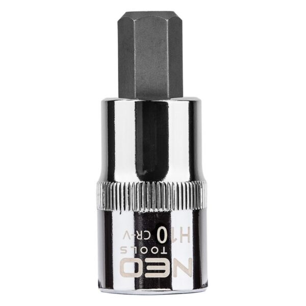 KOŃCÓWKA SZEŚCIOKĄTNA NA NASADCE 1/2'' H10*55MM