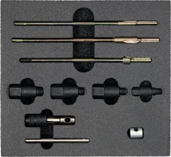 ZESTAW DO CZYSZCZENIA GNIAZD ŚWIEC ŻAROWYCH 10 EL.