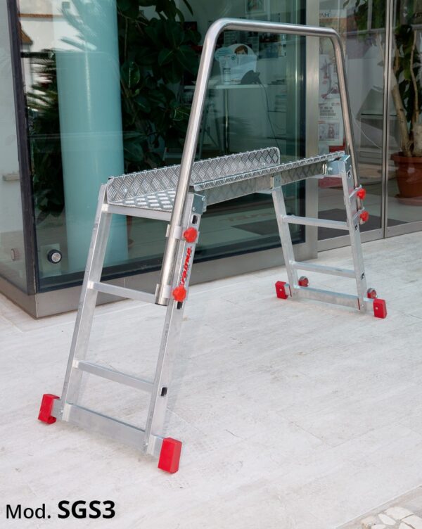 SKŁADANA PLATFORMA ROBOCZA  Z PORĘCZĄ SGS3