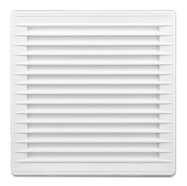 KRATKA WENTYLACYJNA Z SIATKĄ 140*140, BIAŁY