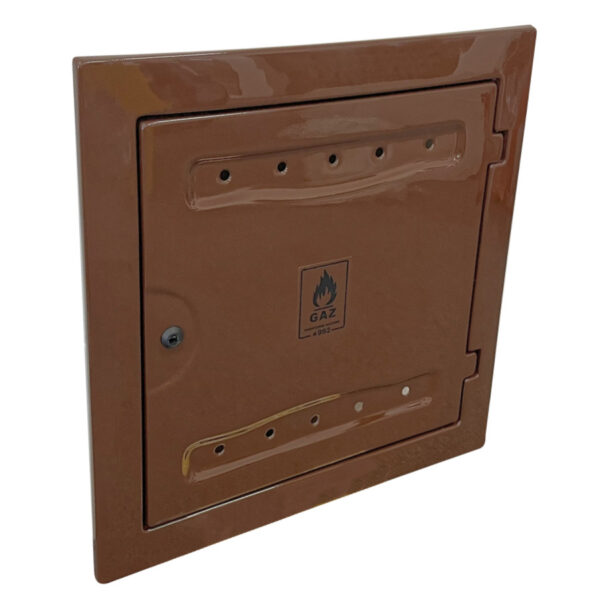 OSŁONA LICZNIKA GAZU Z TWORZYWA 150*600*600MM BRĄZ