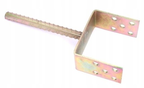 PODSTAWA SŁUPA NA PRĘT 140*60MM ŻÓŁTY