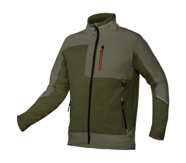 BLUZA SOFTSHELL OUTDOOR ZIELONA ROZMIAR XL
