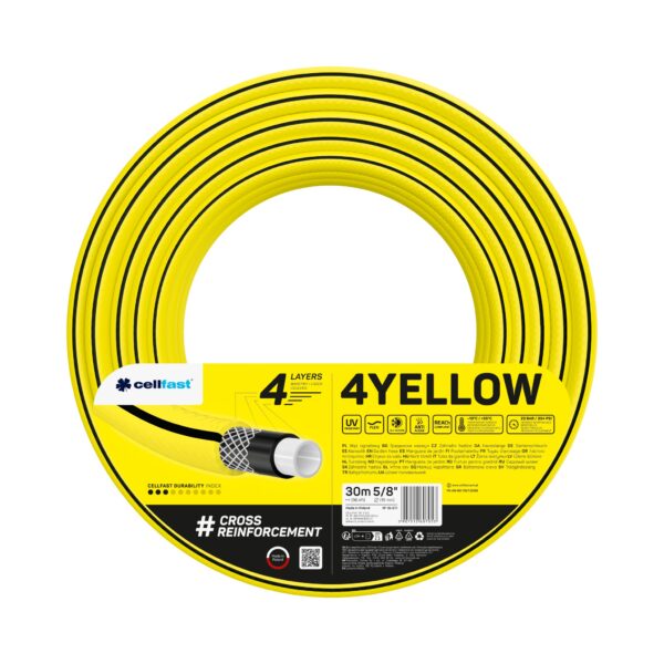 WĄŻ OGRODOWY 4 YELLOW 5/8'' 30MB