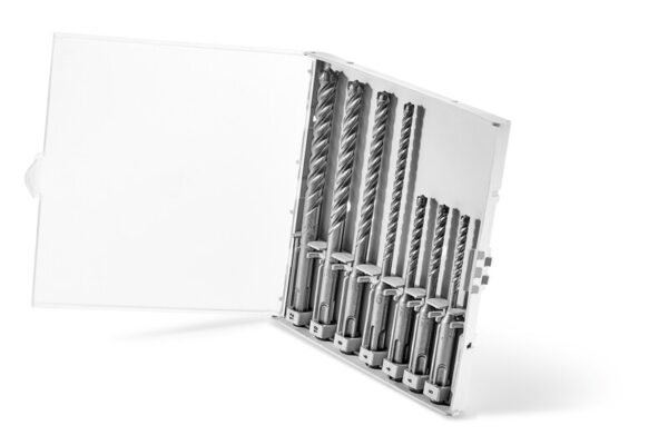 ZESTAW WIERTEŁ DO DREWNA BKS SYS3 D5-12 SDS+ 7 SZT.