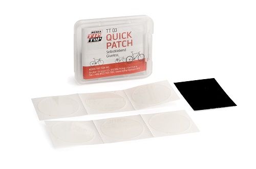 SAMOPRZYLEPNY ZESTAW NAPRAWCZY DO DĘTEK ROWEROWYCH TT 03