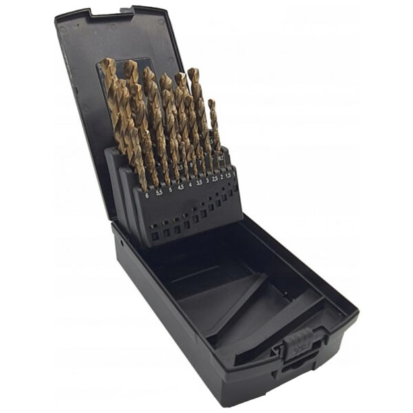 ZEST. WIERTEŁ DIN338 TYP N HSS-CO5 1.00-13.00MM 25CZ. KOBALT