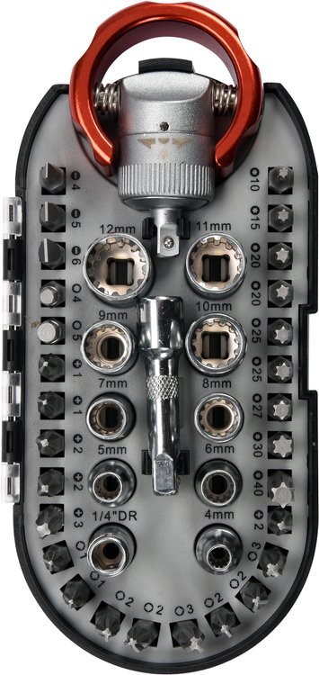 ZESTAW KOŃCÓWEK ŚRUBOKRĘTOWYCH I NASADEK 40 SZT.