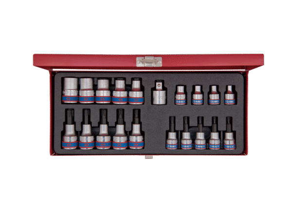 KPL.NASADEK HEX/TORX 3/8+1/2 20CZĘŚCI E6-E20 T10-T55