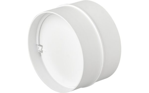 ŁĄCZNIK KANAŁU OKRĄGŁEGO Z ZAWOREM ZWROTNYM 100MM