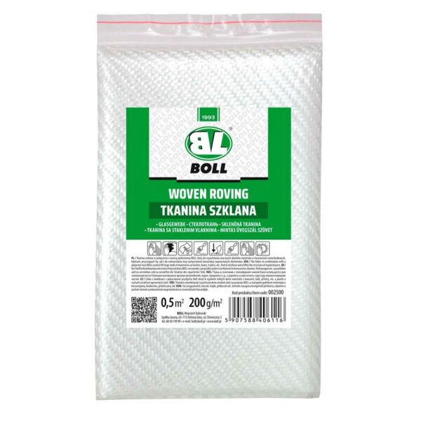 TKANINA SZKLANA BOLL 0.5M2 200G/M2.