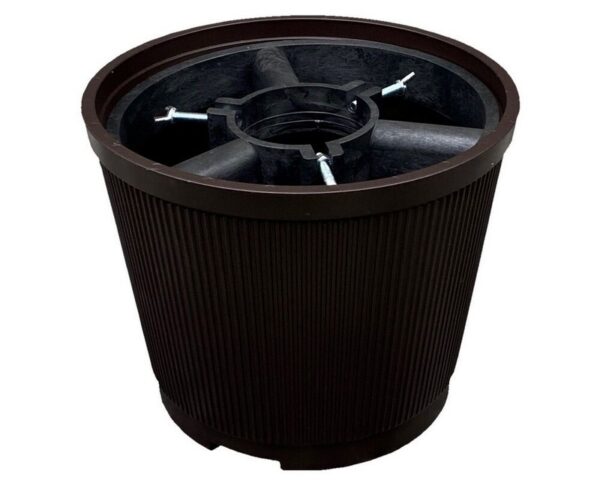 STOJAK POD CHOINKĘ - DONICA CIEMNY BRĄZ